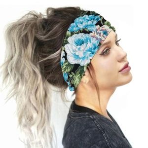 Floral Headband Face Mask